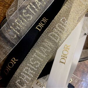 Dior Gift Wrapping Ribbons x4 (1 yard each) = 4 yards